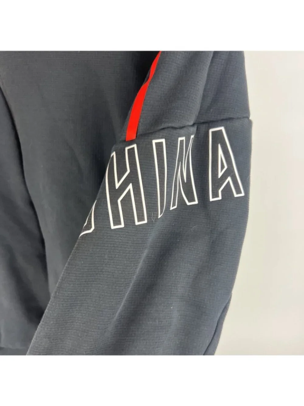 ANTA Men's XL Full Zip Track Jacket Black Athletic Zip Front
